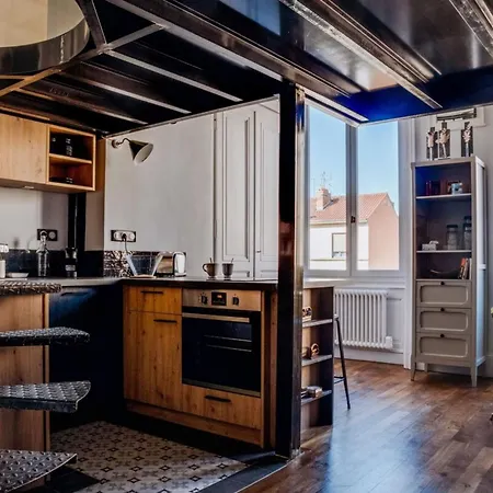Appartement Duplex Esprit Loft A La Croix-rousse Design & Caractere Lyonnais *