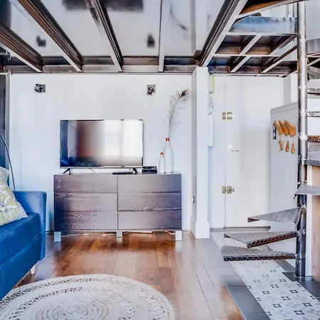 Duplex Esprit Loft A La Croix-rousse Design & Caractere Lyonnais Appartement