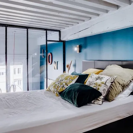 Duplex Esprit Loft A La Croix-rousse Design & Caractere Lyonnais Lyon